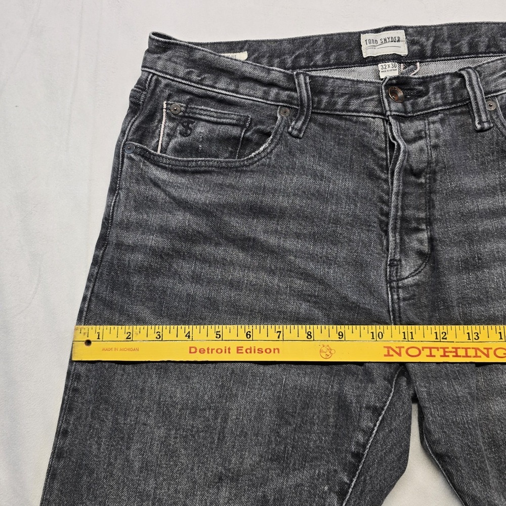 Todd Snyder Selvedge Denim Jeans Men Size 32x30 Grey - Picture 6 of 14